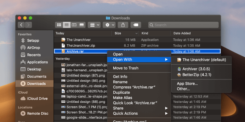 app for opening zip files on mac